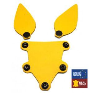 OREJAS Y LENGUA DE CACHORRO EN CUERO AMARILLO-The Red (Fun Distri) EAN: 3701019811355