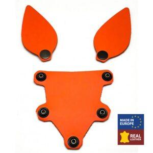 JUEGO DE CACHORROS OREJAS Y LENGUA DE CUERO NARANJA-The Red (Fun Distri) EAN: 3701019811386