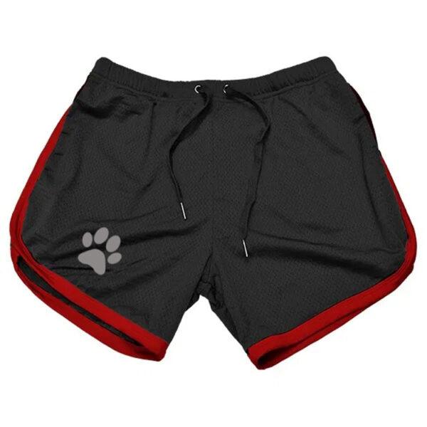 Pantalón corto Paw Negro-Rojo-Kinky Puppy (Fun Distri) EAN: 3662811793273