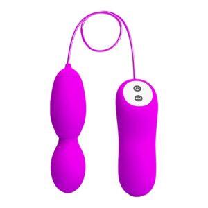 Vega Huevo Vibrador con Rotación-PRETTYLOVE (LoveCherry) EAN: 6959532334067.0
