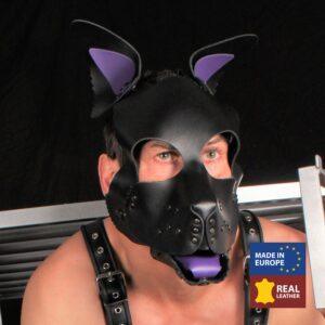 Máscara de cuero genuino PUPPY Purple-The Red (Fun Distri) EAN: 3662811166992
