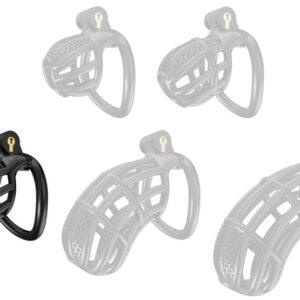 Nexia Jaula de Castidad L 8 x 3.1cm Negro-COCKLOCK (Fun Distri) EAN: 3662811682294